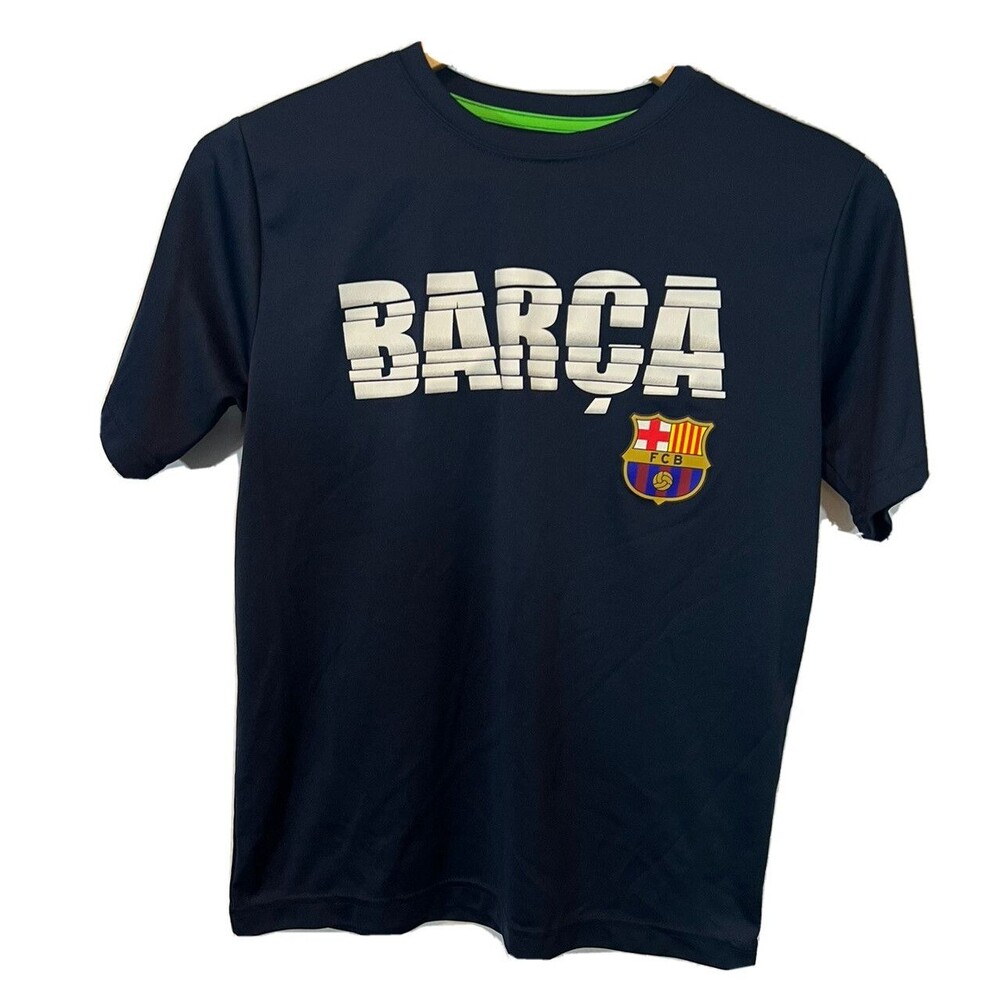 Barcelona FCB Boys Performance T Shirt - Size Large